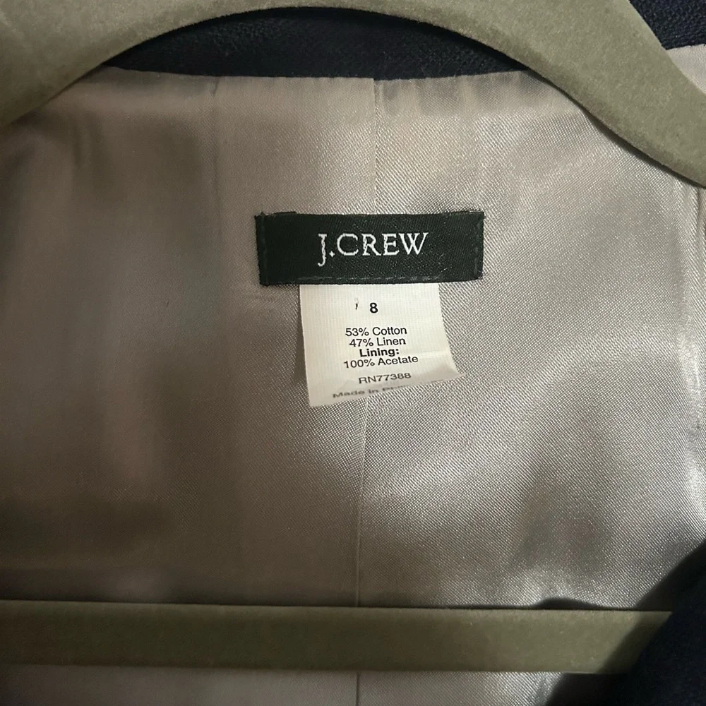 J. Crew Navy Women's Dress Jacket - Picture 6 of 7